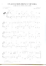 descargar la partitura para acordeón Un jour mon prince viendra (Some day my prince will come) (Valse) en formato PDF