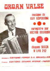 télécharger la partition d'accordéon Organ Valse au format PDF