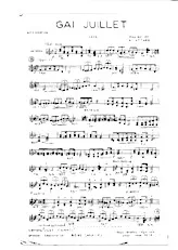 download the accordion score Gai juillet (Java) in PDF format