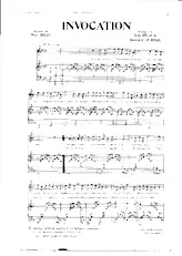 scarica la spartito per fisarmonica Invocation (Chant Chrétien) in formato PDF