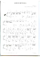 descargar la partitura para acordeón Adios Sevilla (Paso doble) en formato PDF