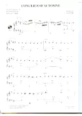 télécharger la partition d'accordéon Concerto d'automne (Chant : Tino Rossi) (Slow) au format PDF