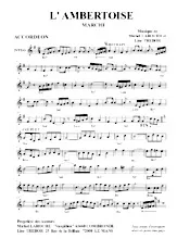 descargar la partitura para acordeón L'Ambertoise (Marche) en formato PDF