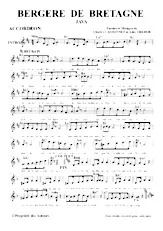 download the accordion score Bergère de Bretagne (Java) in PDF format