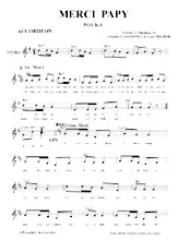 descargar la partitura para acordeón Merci Papy (Polka) en formato PDF