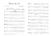download the accordion score Baiser de feu (Kiss of fire) in PDF format