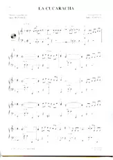 download the accordion score La Cucaracha (Chant : Los Machucambos) (Cha Cha) in PDF format