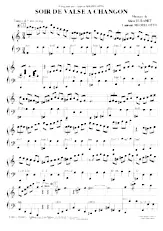 descargar la partitura para acordeón Soir de valse à Changon (Valse Swing) en formato PDF