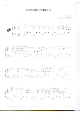 download the accordion score Espoirs perdus (Valse) in PDF format