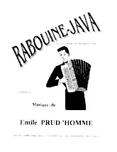 télécharger la partition d'accordéon Rabouine Java au format PDF