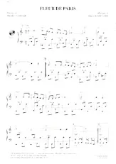 télécharger la partition d'accordéon Fleur de Paris (Chant : Maurice Chevalier) (Marche) au format PDF