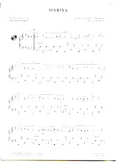 télécharger la partition d'accordéon Marina (Chant : Dalida) (Marchina) au format PDF