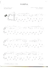 descargar la partitura para acordeón Marina (Chant : Dalida) (Marchina) en formato PDF