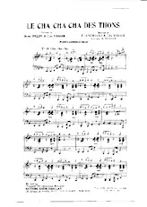 télécharger la partition d'accordéon Le cha cha cha des thons (Arrangement : Edouard Ruault) (Orchestration Complète) (Partie Piano) au format PDF