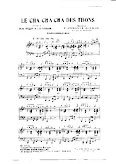 scarica la spartito per fisarmonica Le cha cha cha des thons (Arrangement : Edouard Ruault) (Orchestration Complète) (Partie Piano) in formato PDF