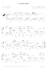 télécharger la partition d'accordéon La Paloma (Arrangement : Michel Lorin) (Chant : Mireille Mathieu) (Tango) au format PDF