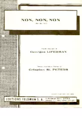 télécharger la partition d'accordéon Non Non Non (No No No) au format PDF