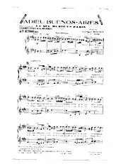 scarica la spartito per fisarmonica Adieu Buenos Aires (La que murio en Paris) (Arrangement  : Yvonne Thomson) (Orchestration Complète) (Tango) in formato PDF