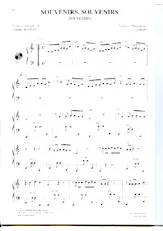 télécharger la partition d'accordéon Souvenirs Souvenirs (Chant : Johnny Hallyday) (Rock and Roll) au format PDF