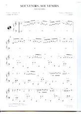 descargar la partitura para acordeón Souvenirs Souvenirs (Chant : Johnny Hallyday) (Rock and Roll) en formato PDF