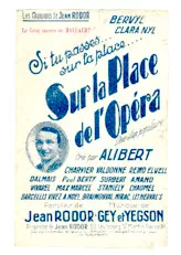 download the accordion score Sur la Place de l'Opéra (Chant : Alibert) (One Step) in PDF format