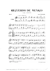 télécharger la partition d'accordéon Recuerdo de Mexico (Orchestration) (Valse Ranchera) au format PDF