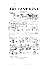 scarica la spartito per fisarmonica J'ai tant rêvé (Tango Chanté) in formato PDF