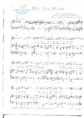 scarica la spartito per fisarmonica Bye Bye Blues in formato PDF