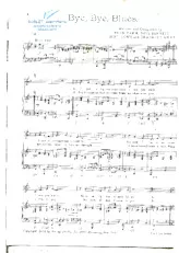 descargar la partitura para acordeón Bye Bye Blues en formato PDF