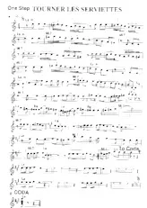 descargar la partitura para acordeón Tourner les serviettes (Chant : Patrick Sébastien) (Relevé) en formato PDF