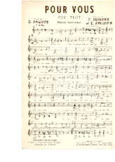 scarica la spartito per fisarmonica Pour vous (Fox Trot) in formato PDF