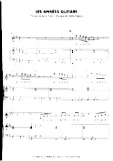 descargar la partitura para acordeón Les années guitare (Pop) en formato PDF