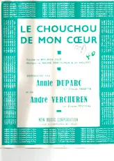 télécharger la partition d'accordéon Le chouchou de mon coeur (Chant : Annie Duparc) au format PDF