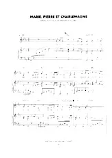 scarica la spartito per fisarmonica Marie Pierre et Charlemagne (Pop) in formato PDF