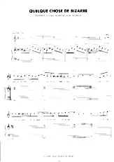 descargar la partitura para acordeón Quelque chose de bizarre (Pop) en formato PDF