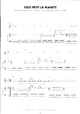 télécharger la partition d'accordéon Tout petit la planète (Chant : Plastic Bertrand) (Synth Pop) au format PDF