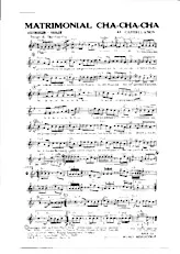scarica la spartito per fisarmonica Matrimonial Cha Cha Cha (Orchestration) in formato PDF
