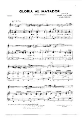 télécharger la partition d'accordéon Gloria al Matador (Orchestration) (Paso Doble) au format PDF