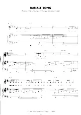 télécharger la partition d'accordéon Banale Song (Pop) au format PDF