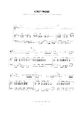 download the accordion score C'est facile (Pop) in PDF format