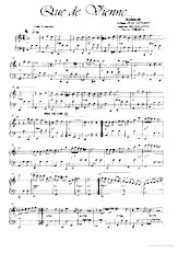 descargar la partitura para acordeón Que de Vienne (Valse Viennoise) en formato PDF