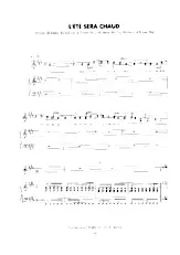 download the accordion score L'été sera chaud in PDF format