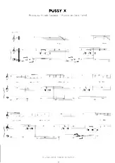 télécharger la partition d'accordéon Pussy X (Chant : Kas Product) (New Wave) au format PDF