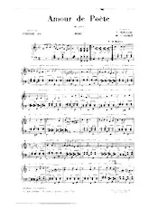 scarica la spartito per fisarmonica Amour de poète (Orchestration) (Boléro) in formato PDF