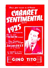 télécharger la partition d'accordéon Cabaret sentimental (Création de : Jacques Boet) (Orchestration) (Slow) au format PDF
