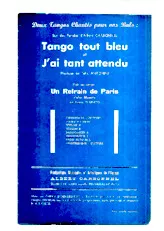 télécharger la partition d'accordéon J'ai tant attendu (Bandonéon A + B) (Orchestration) (Tango) au format PDF