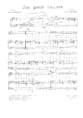 download the accordion score J'ai gardé l'accent (Chant : Mireille Mathieu) in PDF format