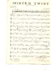 télécharger la partition d'accordéon Mister Twist (Sur un air du Folklore) au format PDF