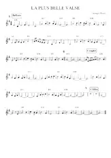 descargar la partitura para acordeón La plus belle valse en formato PDF