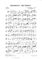 scarica la spartito per fisarmonica Mango Rumbo (Orchestration) (Baïao Batucada) in formato PDF